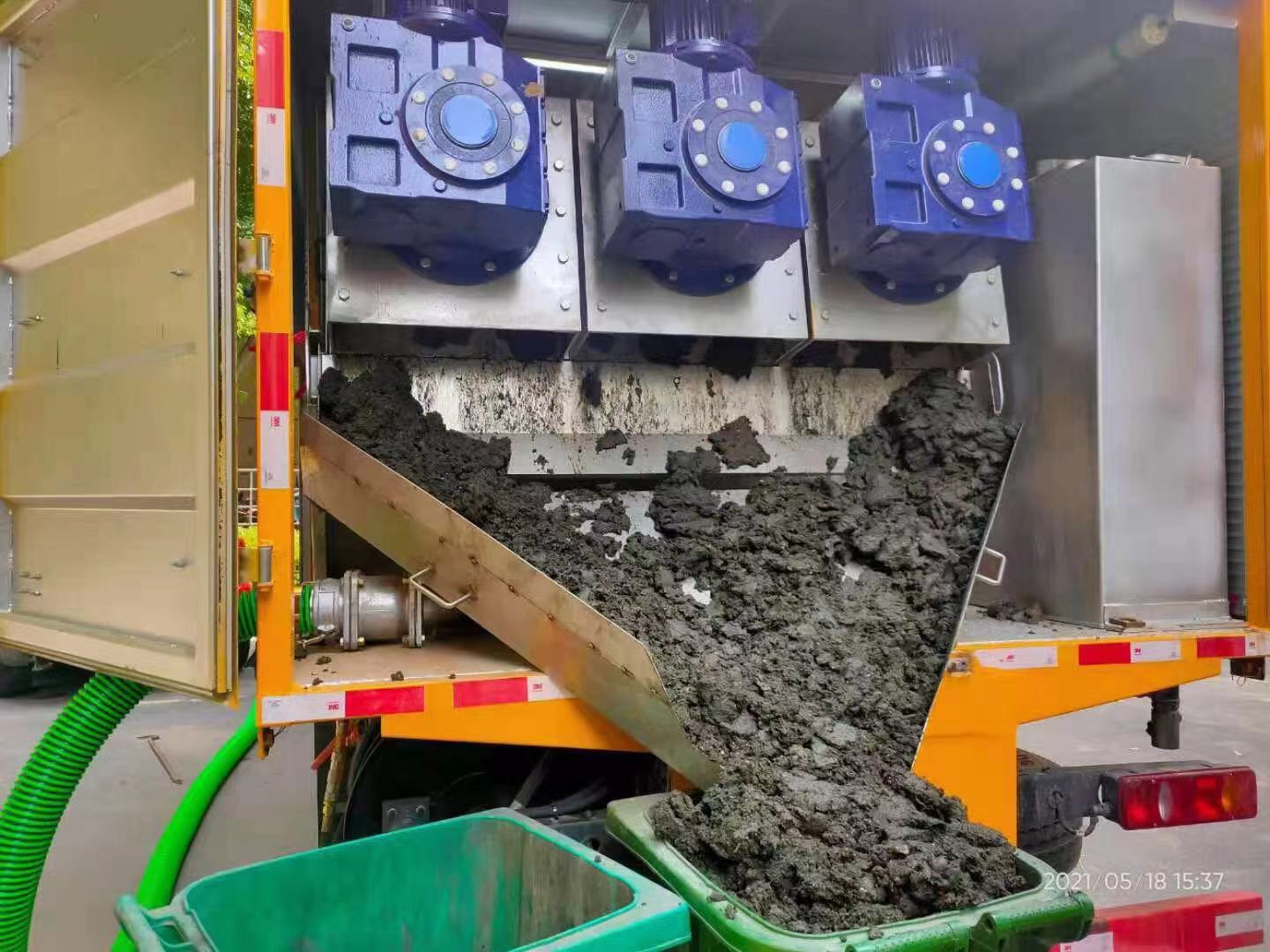 高安化粪池清掏城市维护站-泥浆净化干湿分离处理